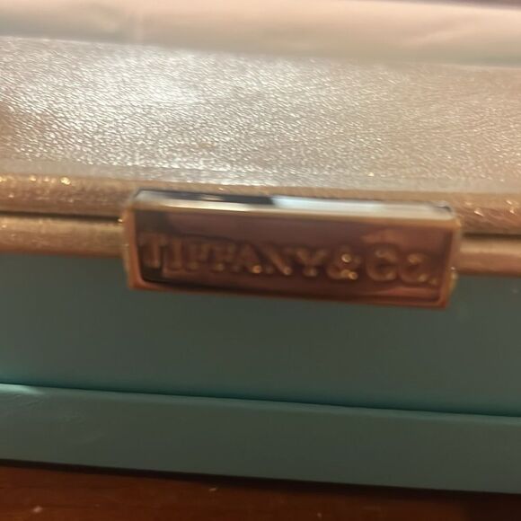 Tiffany & Co. Morgan Gold Leather  Clutch - New - Picture 3 of 12
